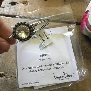 Luca and Danni Silver April Bracelet